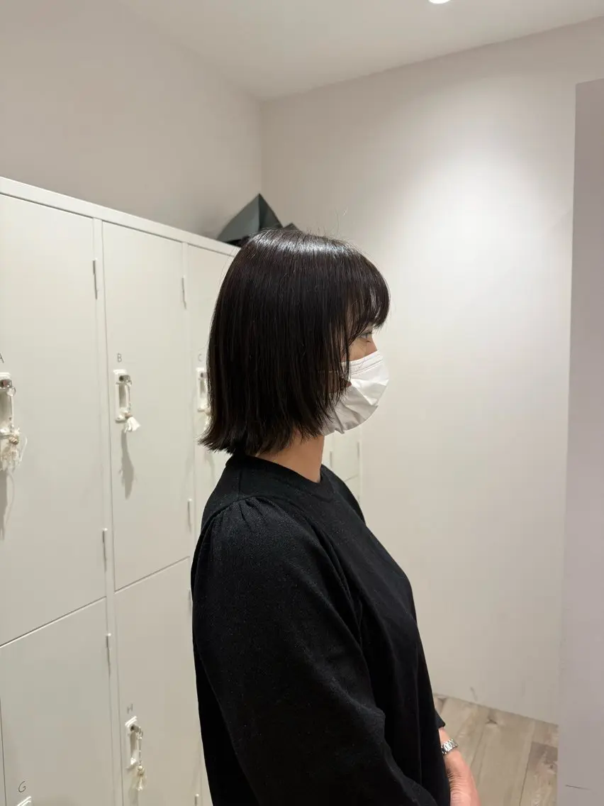 ショート 顔まわりレイヤー レイヤーカット RosierBlue 工藤のヘアスタイル