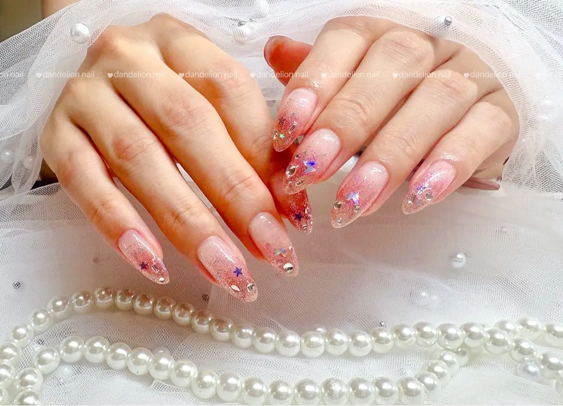 ネイル 持ち込み ワンホンネイル ハンドネイル dandelion nail北千住のネイルデザイン