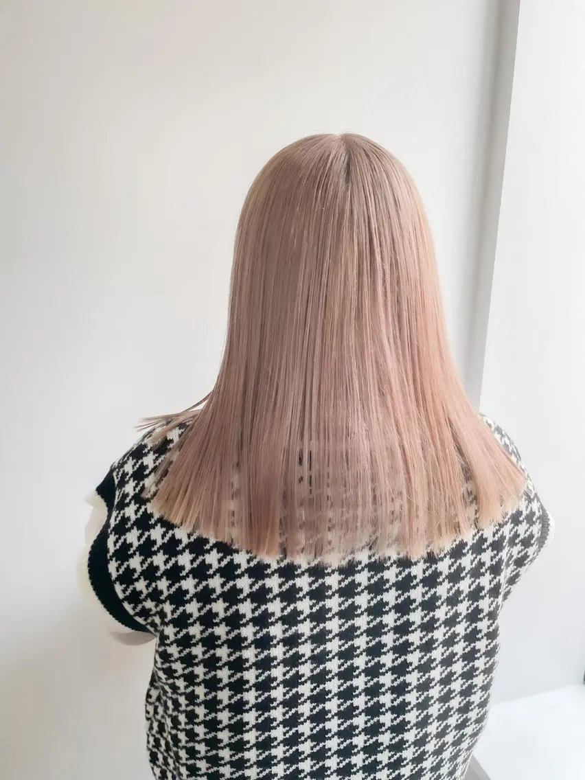 【✨ミニモ限定✨】カット+ケアブリーチ+透明感カラーの写真
