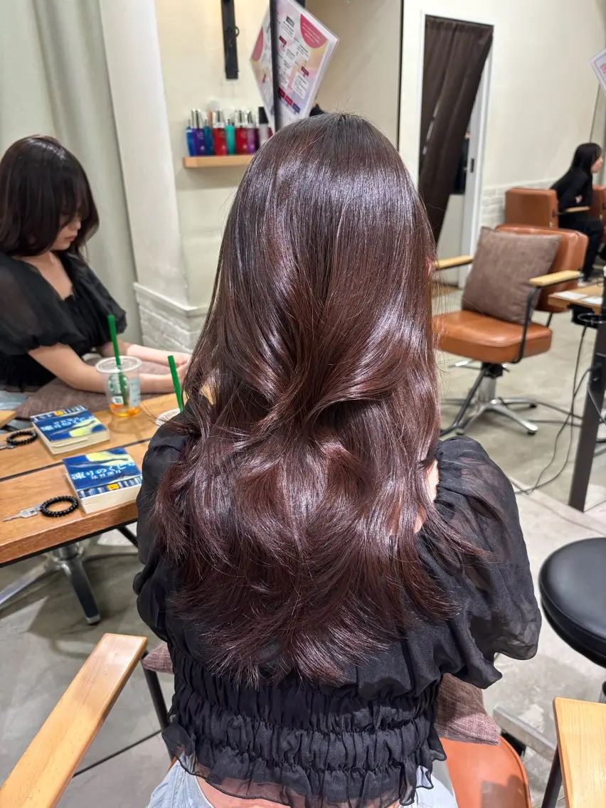 カラー ブラウンカラー 透明感カラー ヘアカラー 透明感カラー/髪質改 善/オリーブ/ayaのヘアスタイル