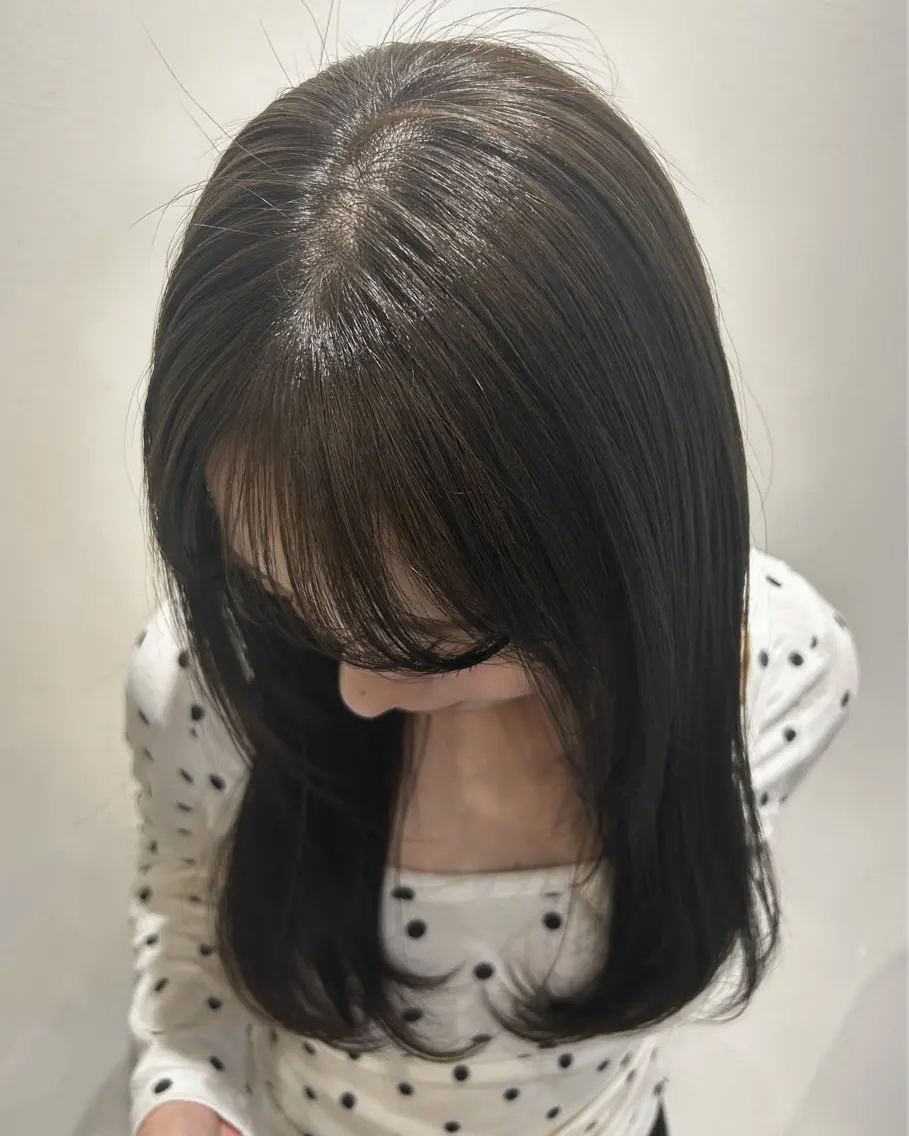 ロング カラー ヘアカラー 田中 遥陽のヘアスタイル