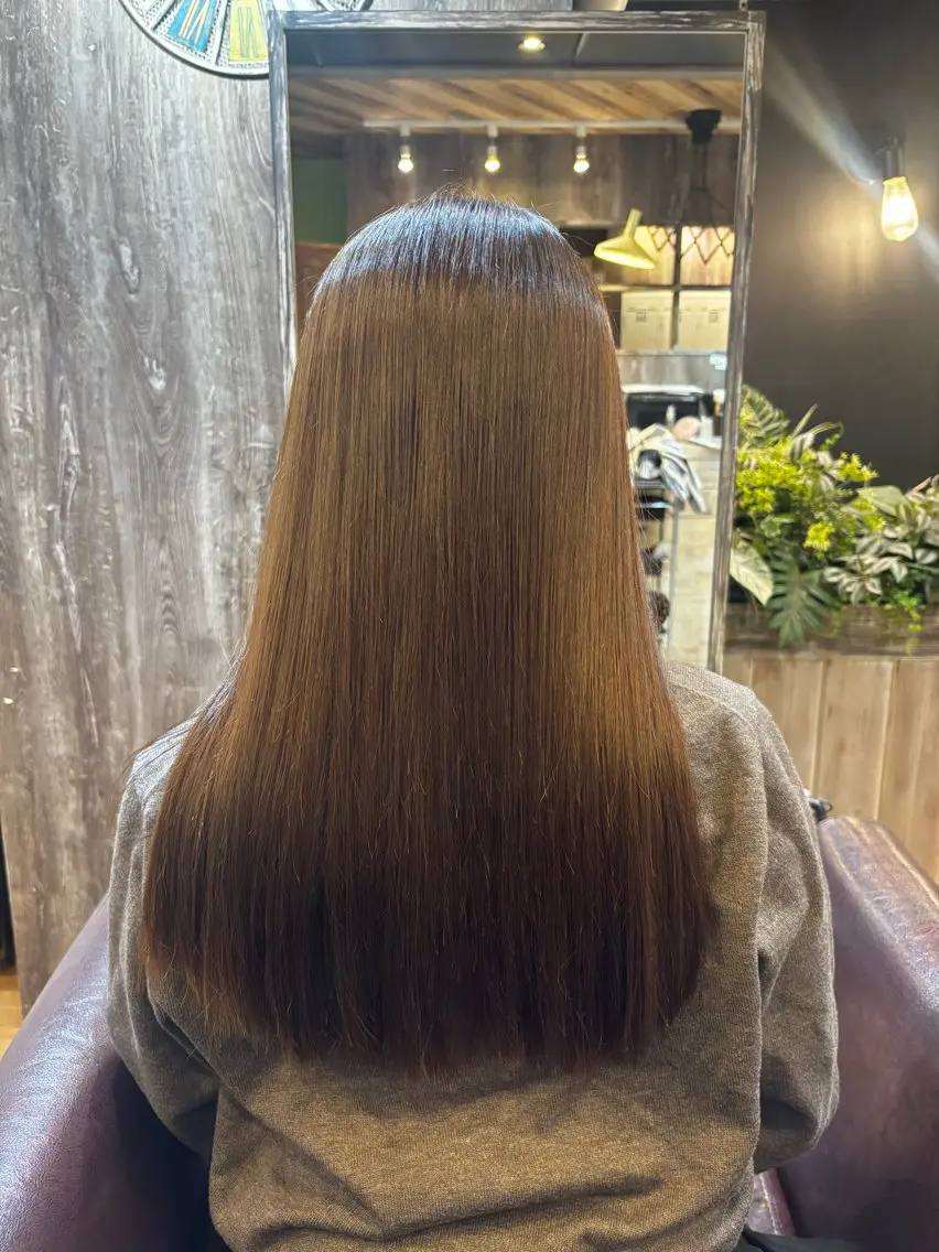 ロング 上田 良夢のヘアスタイル