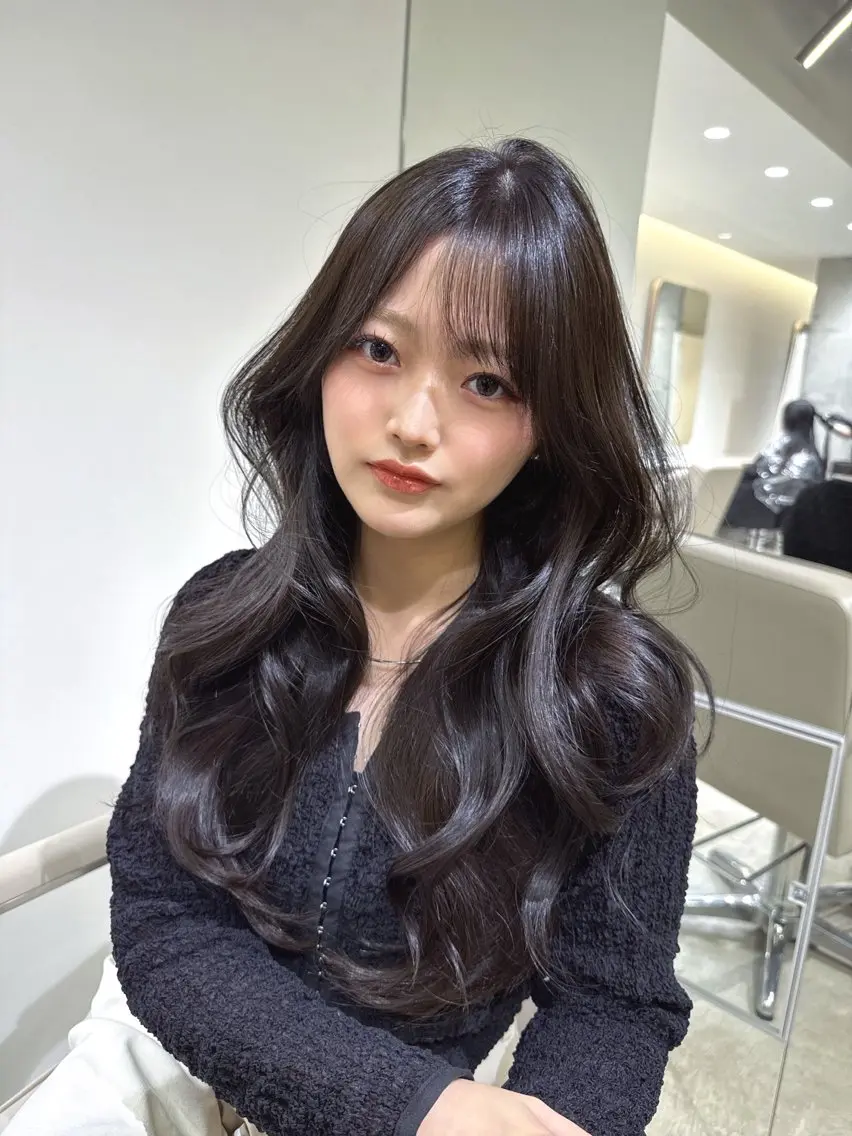 ロング カラー カット ヘアカラー トリートメント 🦋トレンドヘア🦋 竹内克弥のヘアスタイル