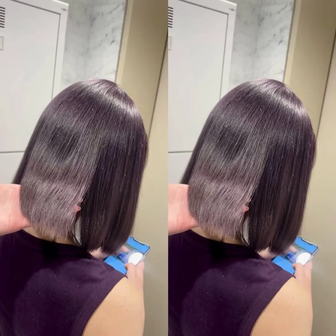 ミディアム カラー パーマ キッズ ベージュカラー ブリーチ 透明感カラー ハイトーンカラー ピンクカラー カット ヘアカラー トリートメント ヘッドスパ ヘアセット 盛れる艶カラー× レイヤーカット/咲来のヘアスタイル