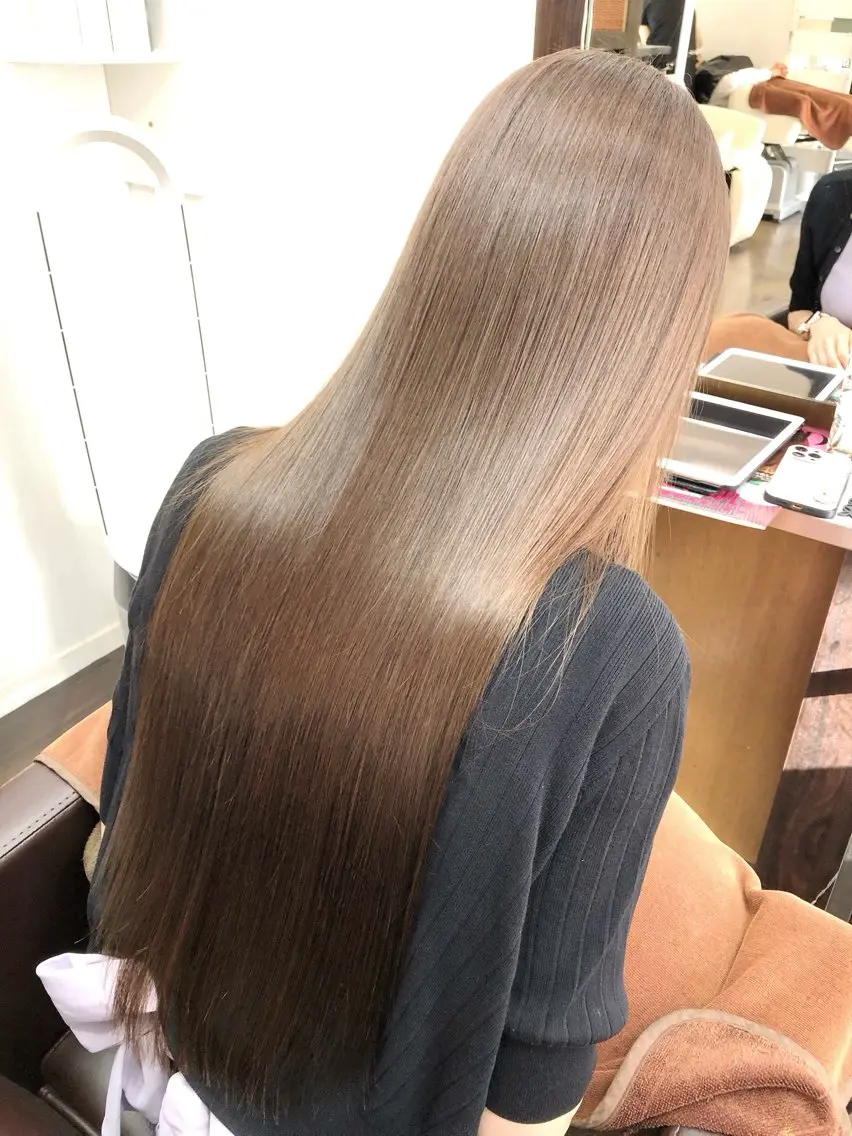 【premium髪質改善】ドライカット×高濃度水素美髪カラー×選べる髪質改善トリートメント⭐️悪魂活性酸素無害化⭐️の写真
