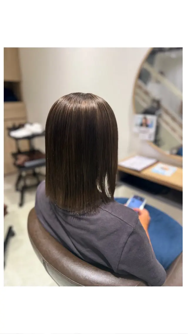 ミディアム 似合わせカラー☘️ akariのヘアスタイル
