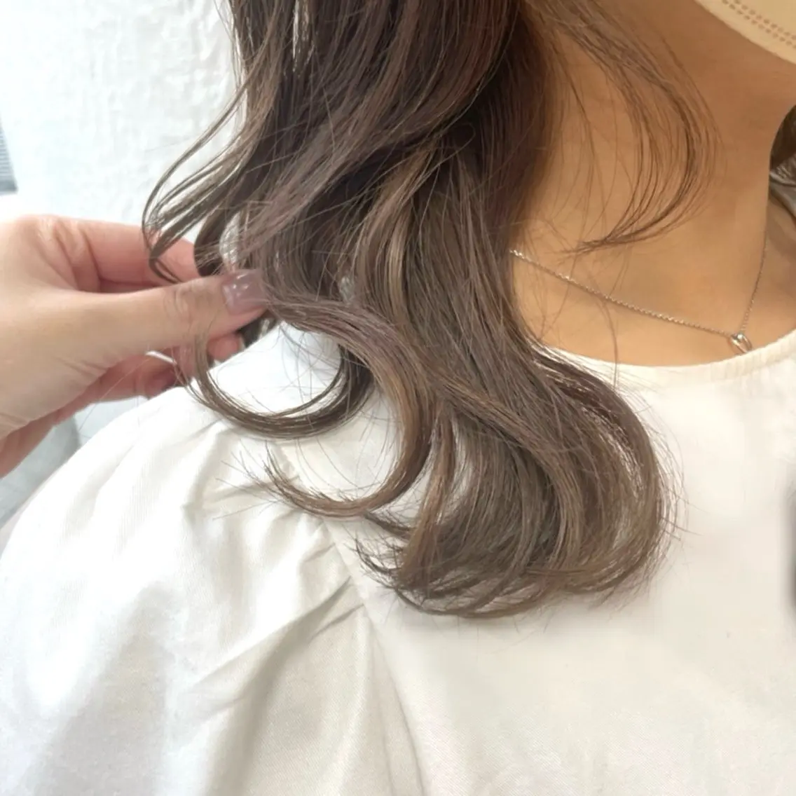 ミディアム カラー カット ヘアカラー トリートメント sunny side 大名　りょう👸🏼のヘアスタイル