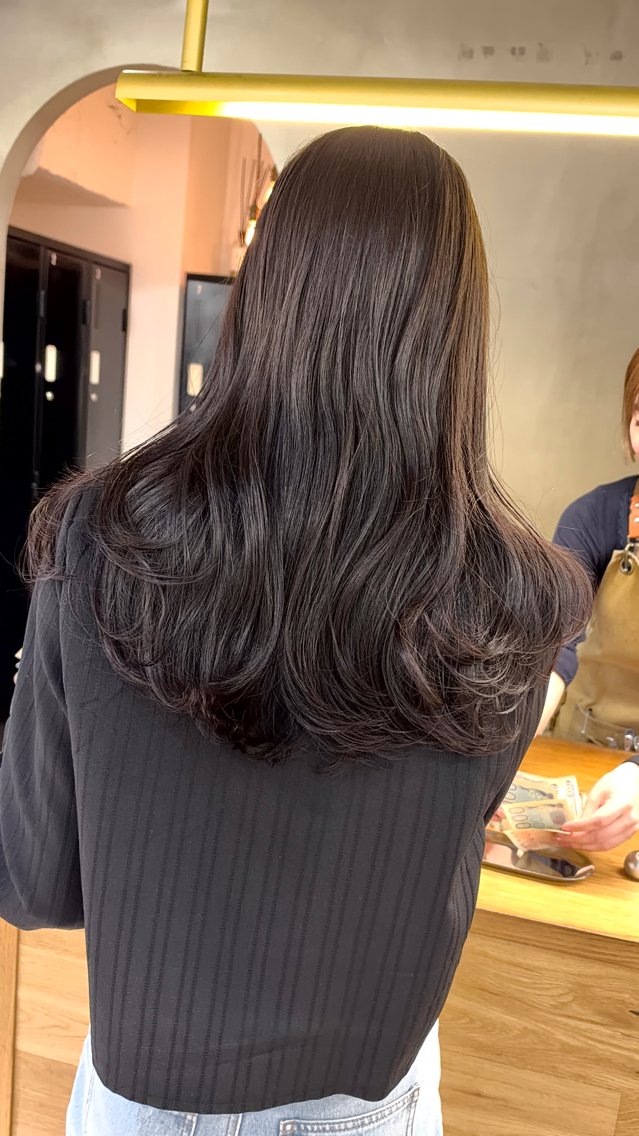 ロング 透明感カラー ラベンダー🤍エリコのヘアスタイル