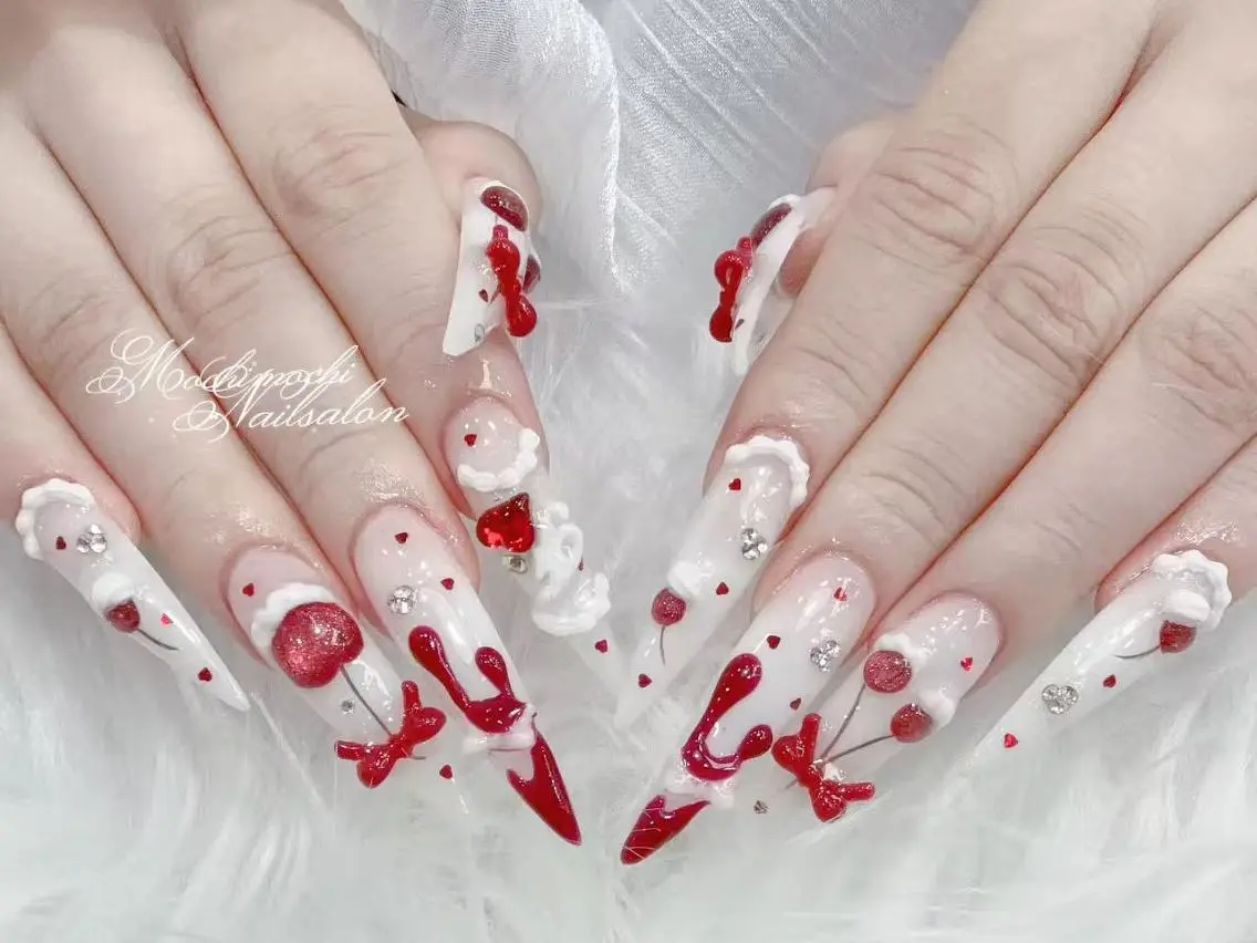ネイル 成人式 フットネイル ジェルネイル マグネットネイル 大理石ネイル(マーブル) ハンドネイル K.bi_nail ネイル長さ出し専門店のネイルデザイン