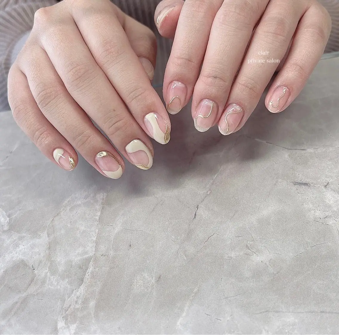 ネイル ハンドネイル ハンドケア nail salon una.のネイルデザイン