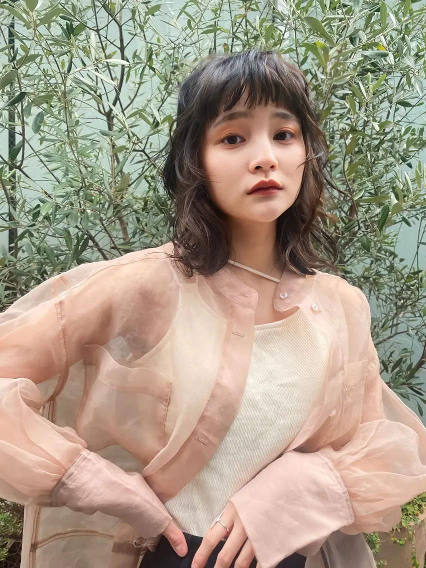 🌱初回限定🌱カット＋ケアパーマ＋全体カラー・超音波トリートメント付きの写真