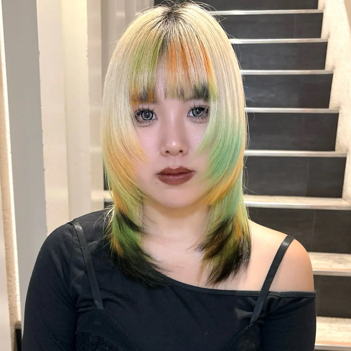 ミディアム カット レイヤーカット⭐️ 桑原 日花理のヘアスタイル