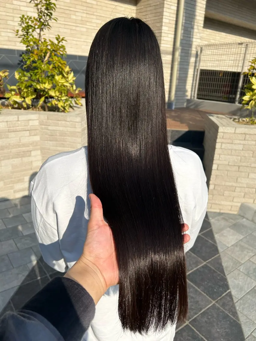 ロング タナカ レイヤのヘアスタイル