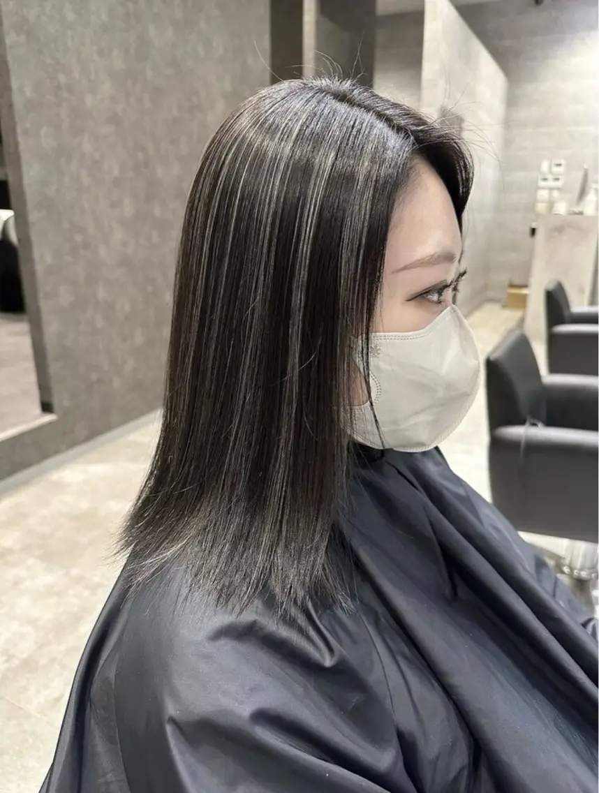 【ケアブリーチ】カット+コントラストハイライト+フルカラーの写真