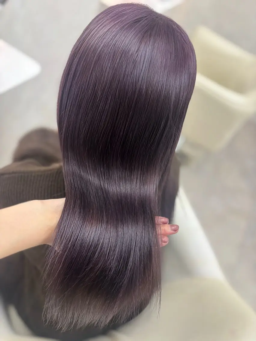 ロング カラー ブラウンカラー ラベンダーカラー ヘアカラー 🎀asumi/大宮 /モデル様募集中🎀のヘアスタイル