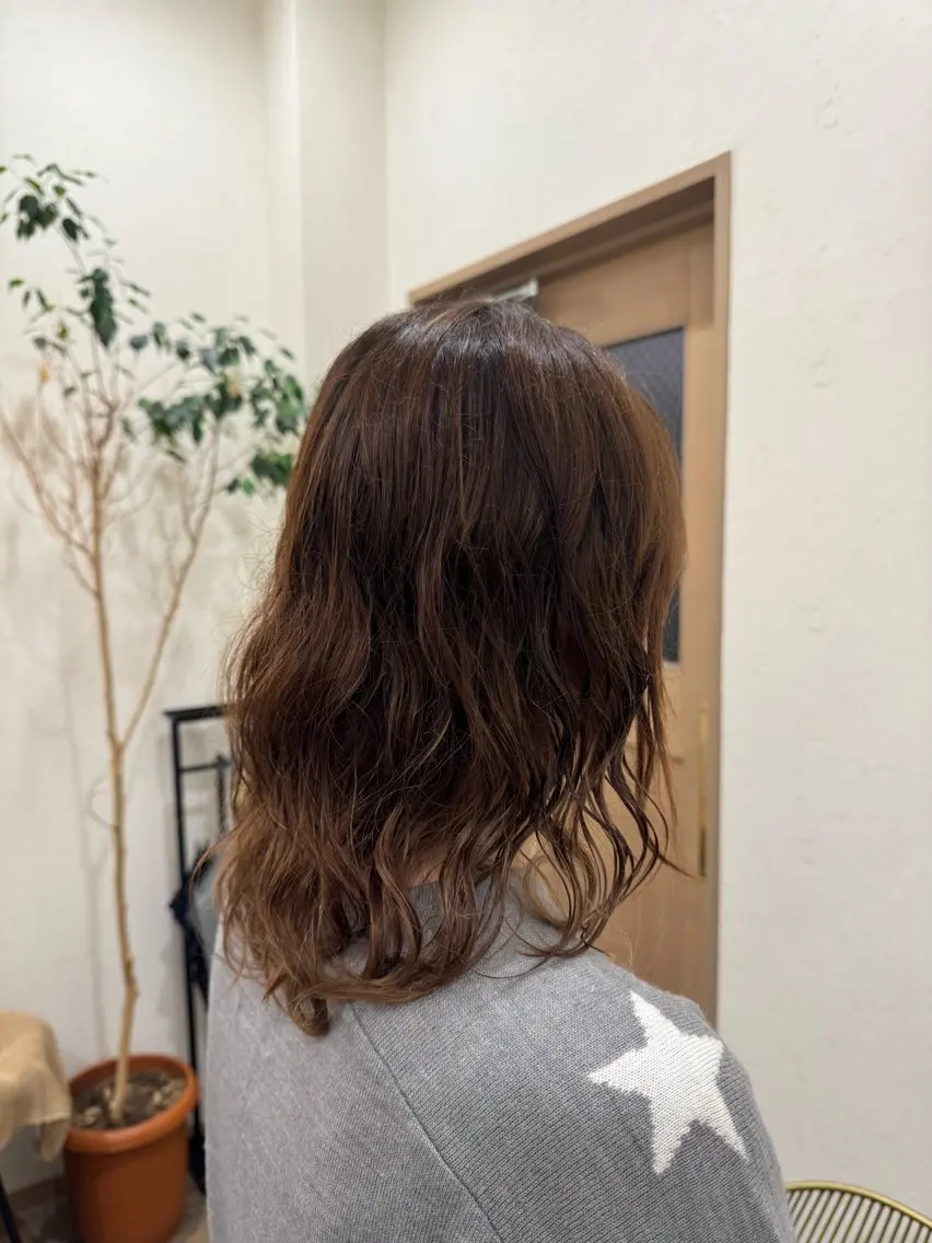 ミディアム 髪質改善パーマ/ Natsumiのヘアスタイル