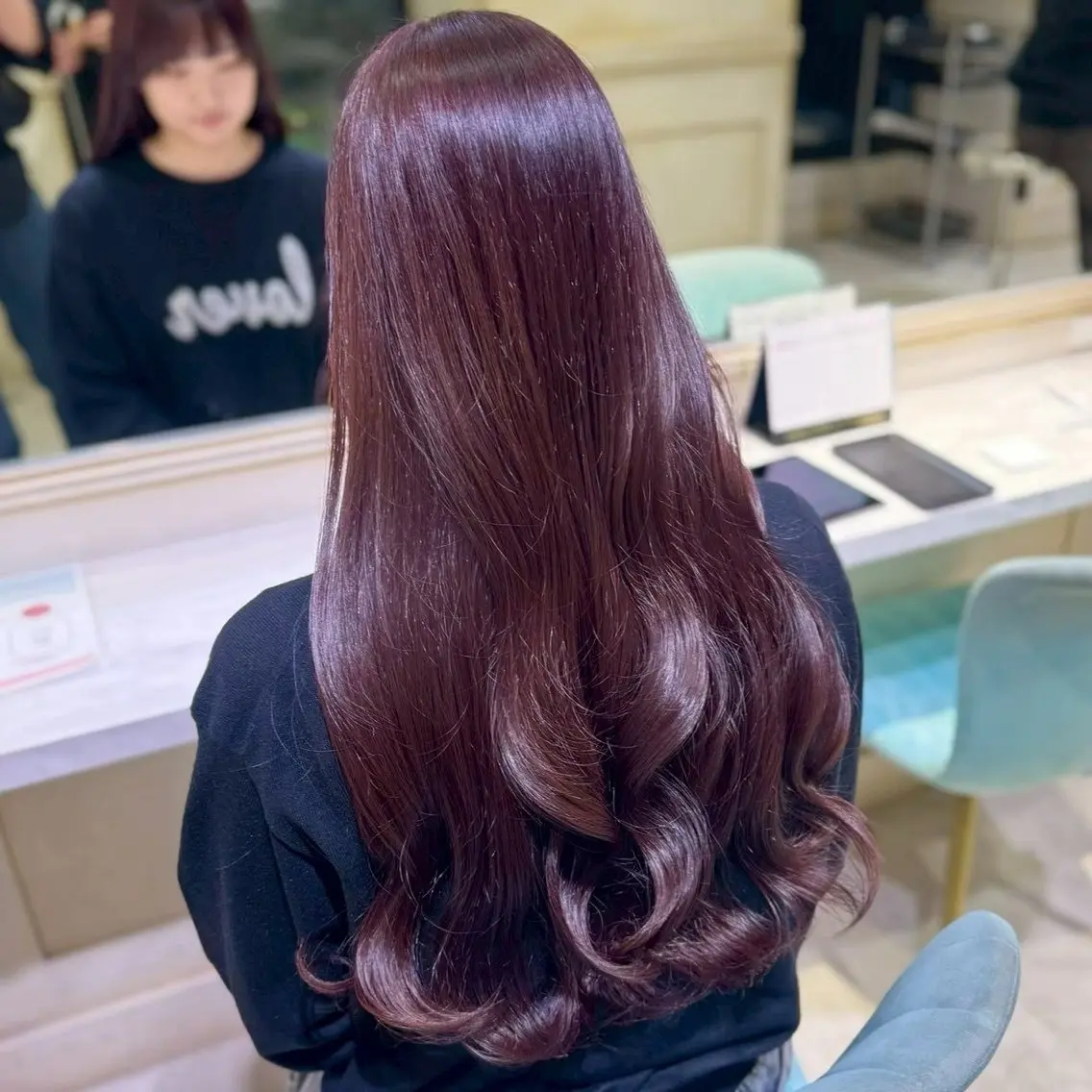 カラー ヘアカラー トリートメント 💙透明感艶カラー/ ゆうな💙のヘアスタイル