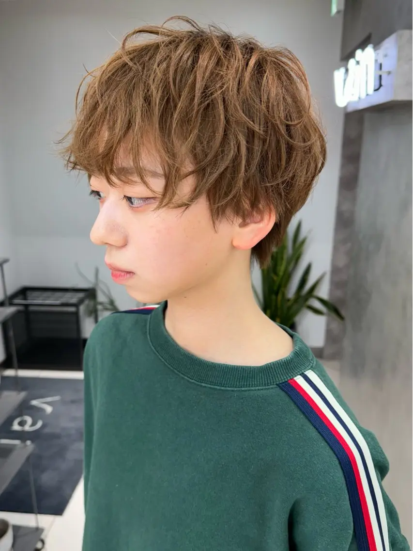 ショート カラー メンズ 渋谷  中性ヘア あかりのヘアスタイル