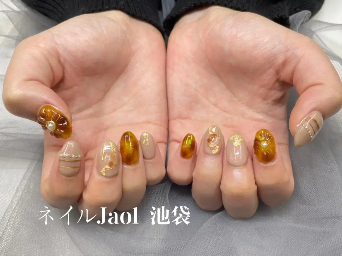 ミディアム ネイルJaol 池袋のネイルデザイン