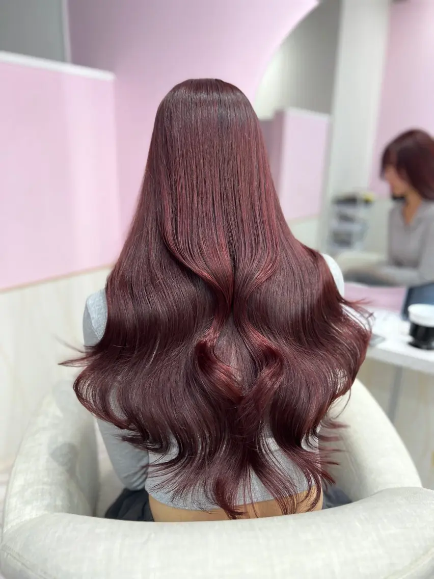ロング カラー ブリーチ ブリーチなしカラー 【ADITION】 Konatsuのヘアスタイル