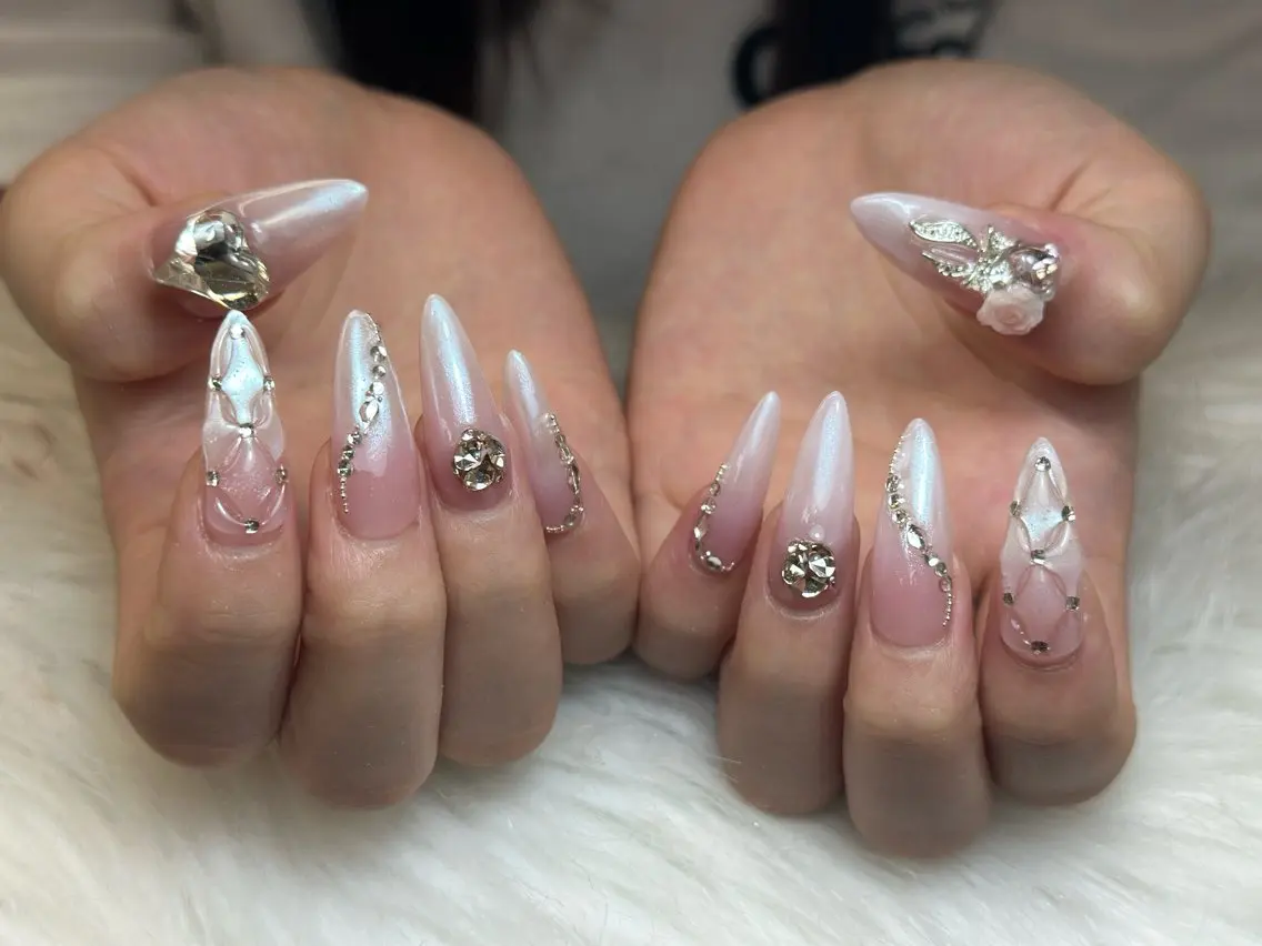 ネイル アートネイル ジェルネイル マグネットネイル ハンドネイル JennNail_ マオのネイルデザイン