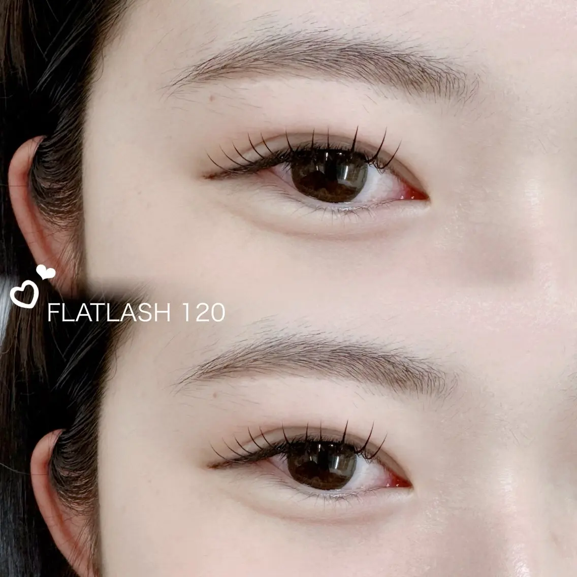 マツエク・マツパ フラットラッシュ マツエク 天王寺eye ♡eyebrowのマツエク・マツパデザイン