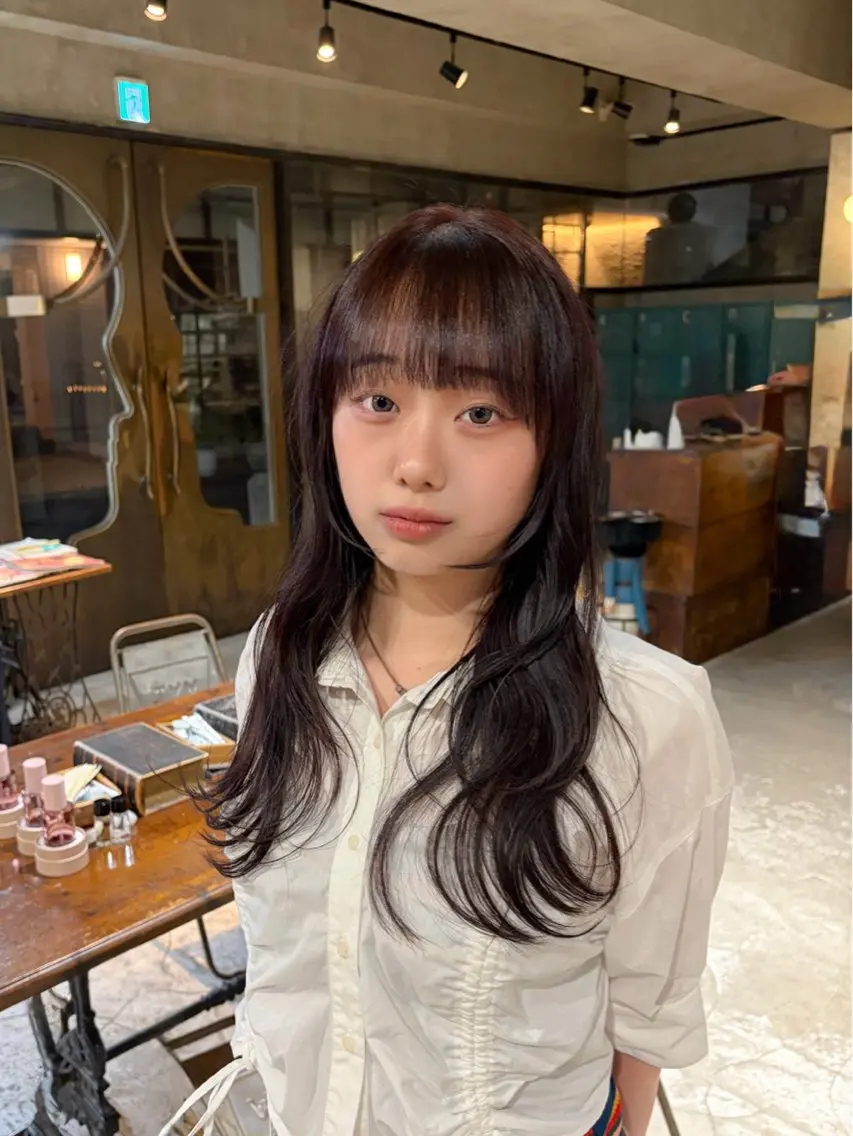 ロング カラー ヘアアレンジ ブラウンカラー 透明感カラー レッドカラー レッドブラウン 顔まわりレイヤー カット ヘアカラー トリートメント レイヤー/艶髪矯正 🪐takushiのヘアスタイル