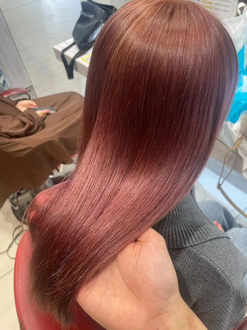 ロング カラー EARTH 山﨑龍馬のヘアスタイル