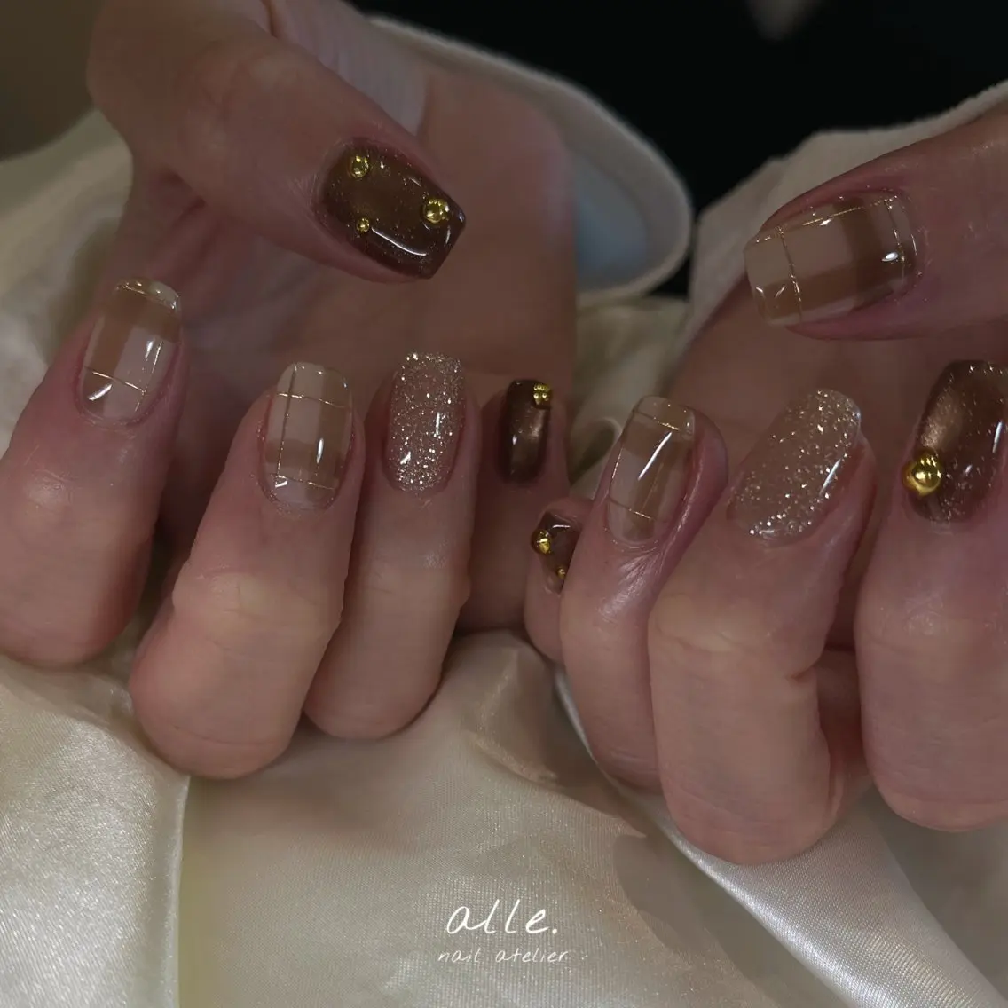 ネイル ハンドネイル atelier alle.のネイルデザイン