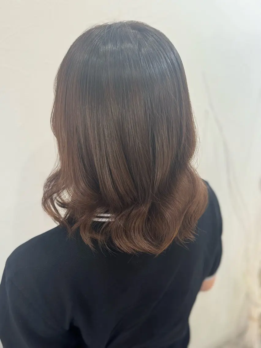 セミロング 【メンズ特化】池袋 韓国スタイル飯塚のヘアスタイル