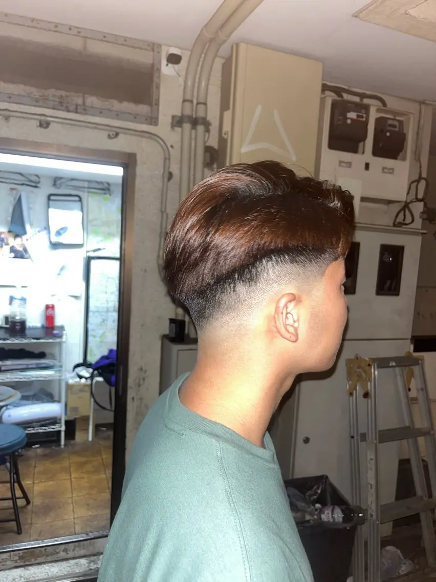 ミディアム メンズ レイヘア コウキのヘアスタイル