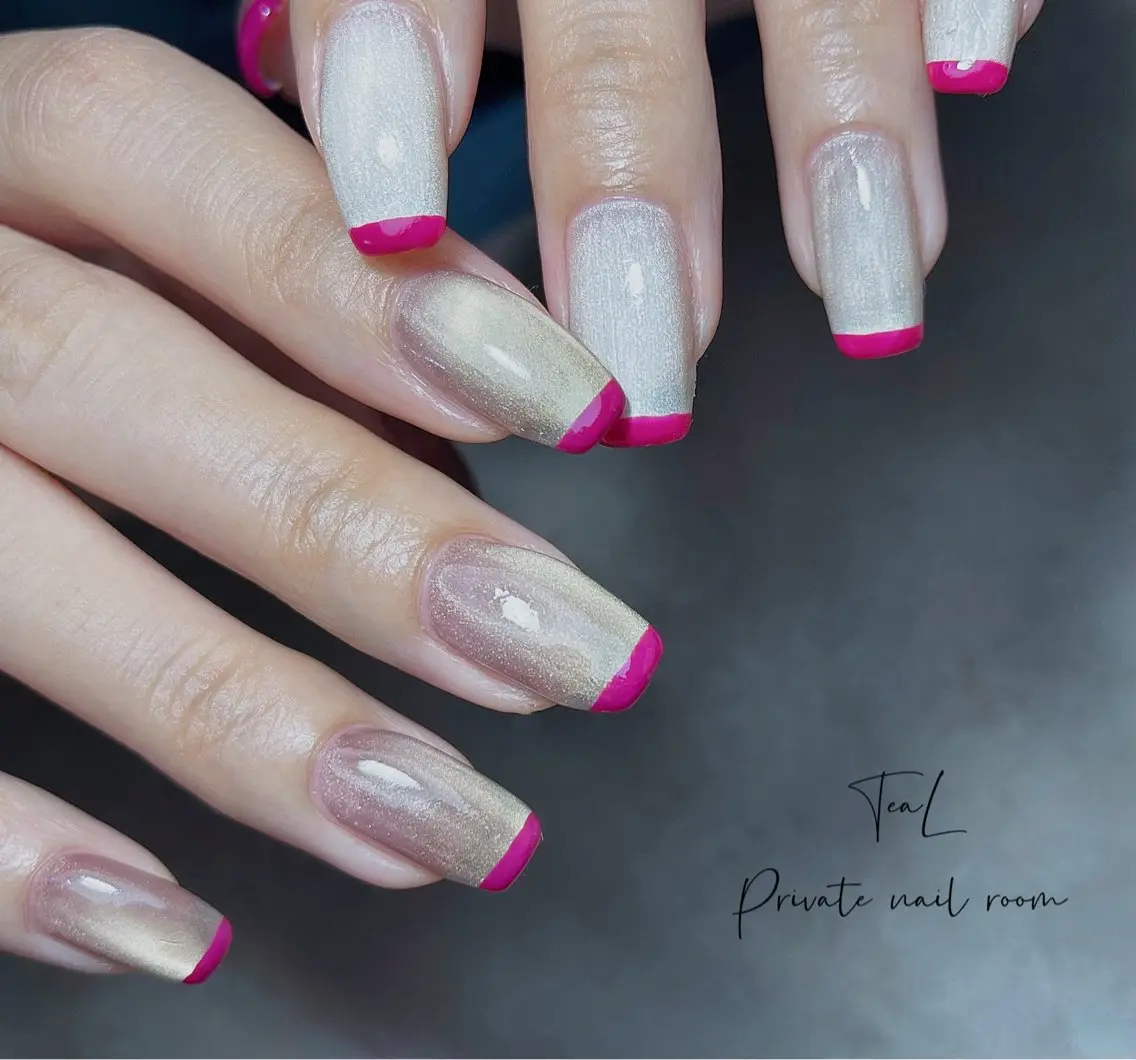 🎀🧸ミニモご新規様限定🧸🎀[オフなし]フレンチネイルコース¥6,600→¥6,000💅💅💅💓の写真