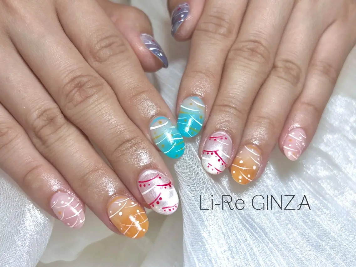 ネイル ハンドネイル Li-Re GINZAのネイルデザイン