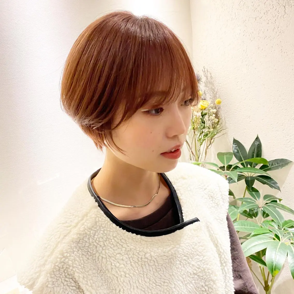 ショート アッシュ ボブ 髪質改善 レイヤーカット ショートヘア カット ショート〜ミディアム 喜多司のヘアスタイル
