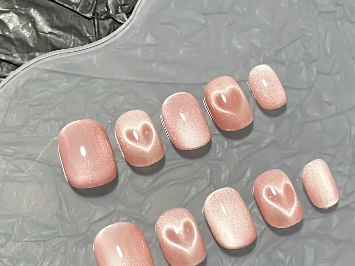 ネイル ハート マグネットネイル Candy nailのネイルデザイン