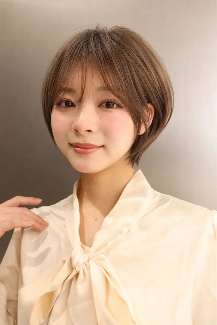 ショート ショート/髪質改善 横浜/縮毛矯正/秋山のヘアスタイル