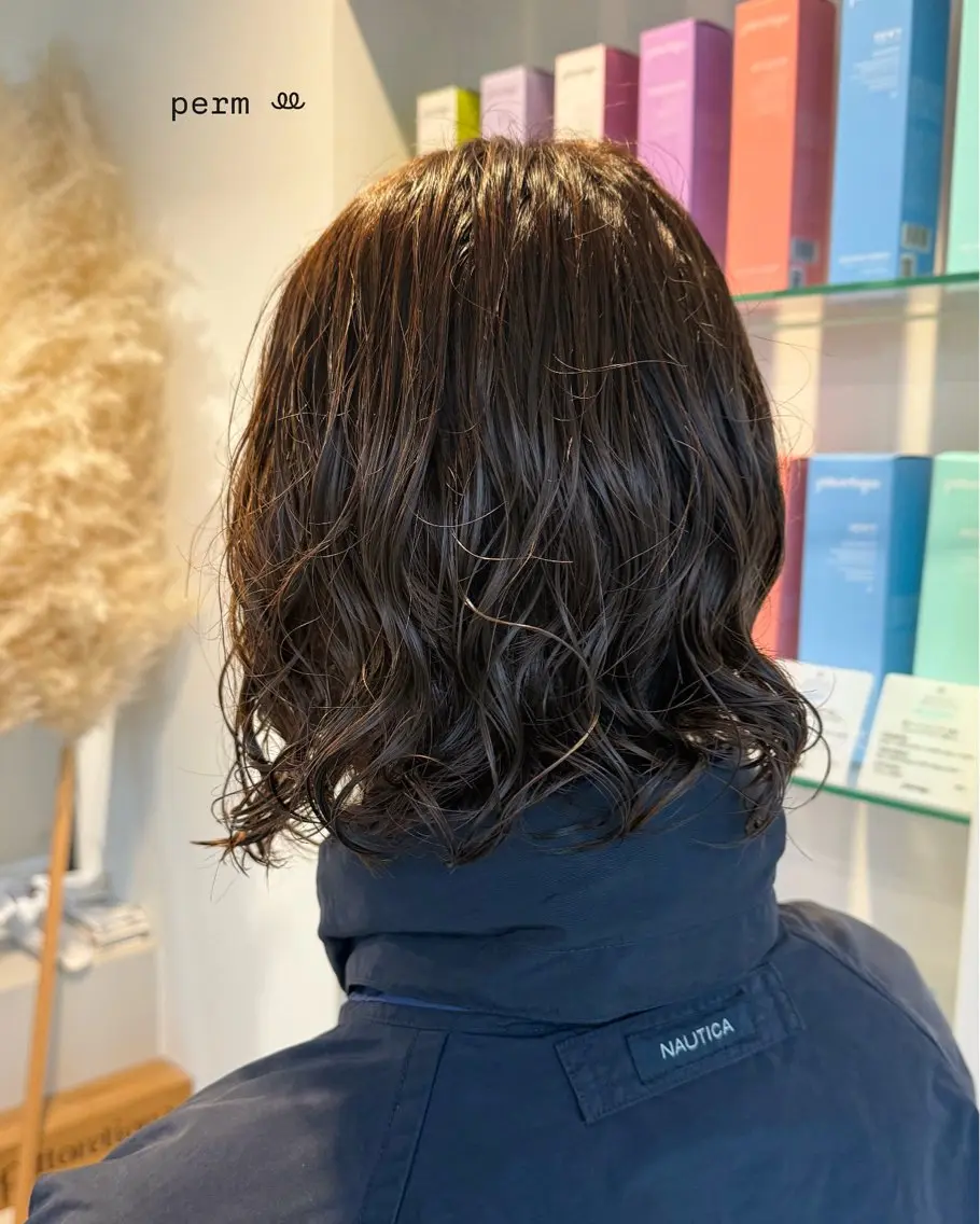 レディースパーマ+カットの写真