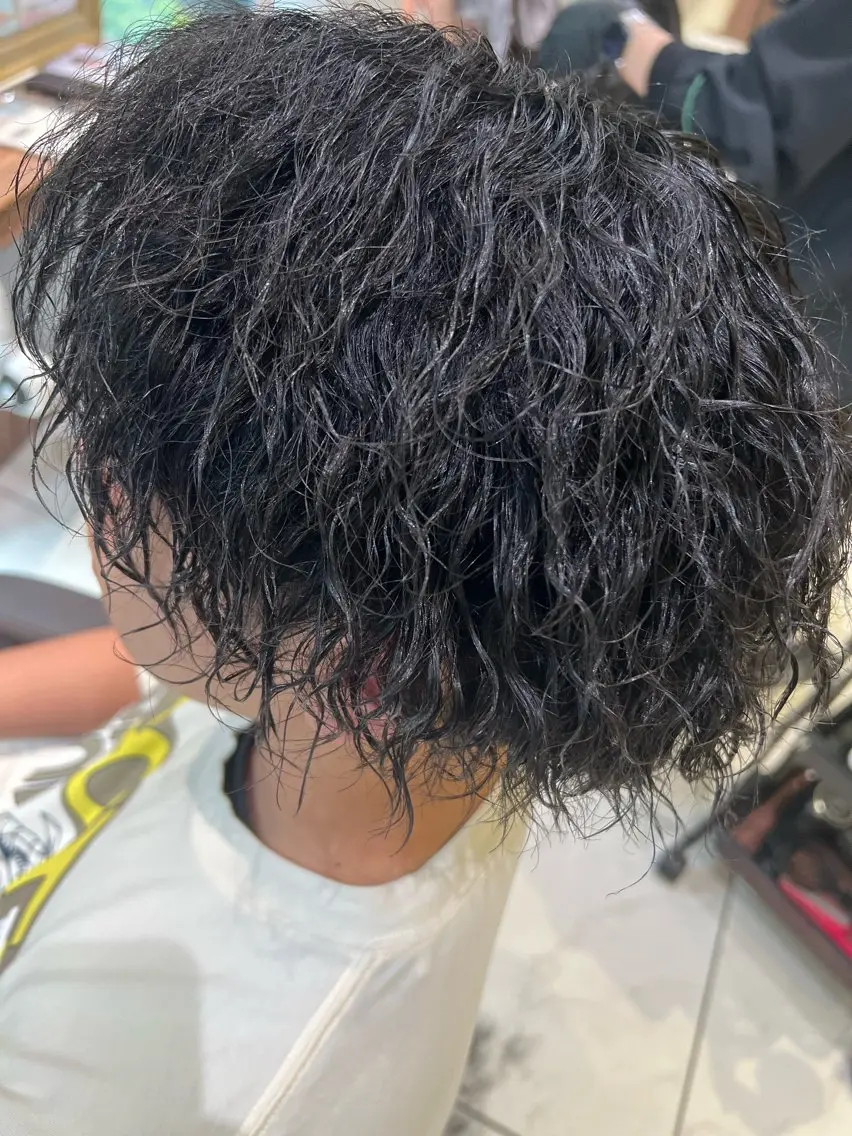 ショート カット パーマ 🖤Ash川越店🖤 井上 諒哉のヘアスタイル
