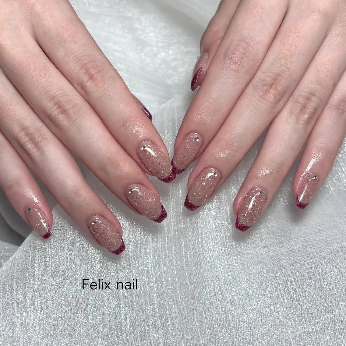 ネイル ハンドネイル Felix nail 🖤seriのネイルデザイン