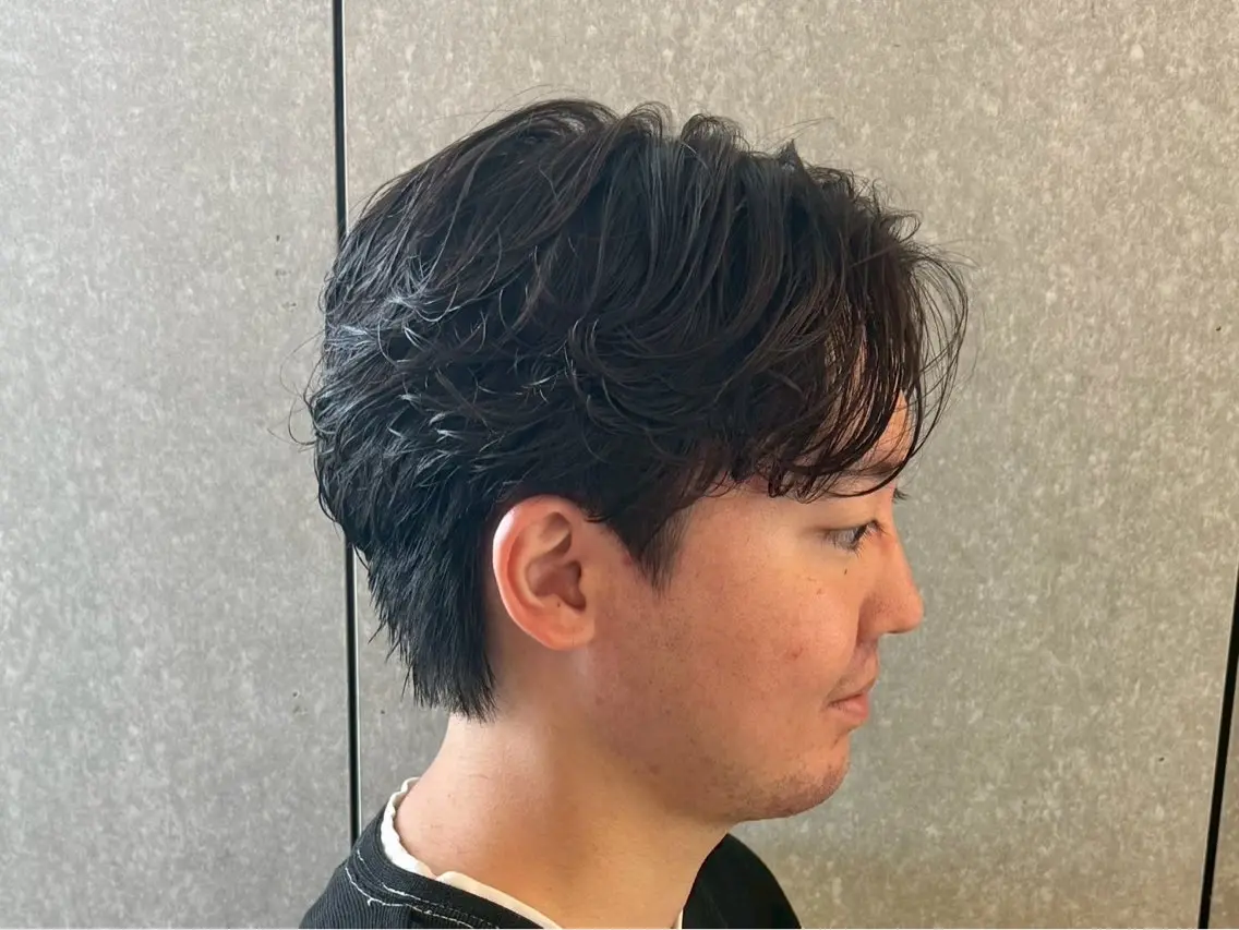 ショート パーマ メンズ 朝ラクパーマ 【SENA】のヘアスタイル