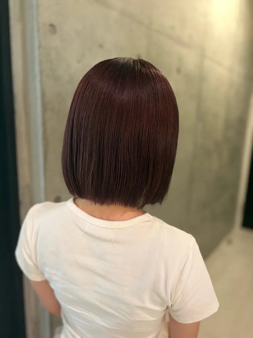 ショート ヘアカラー HINA🌟/ボブ /透明感カラー🫧のヘアスタイル