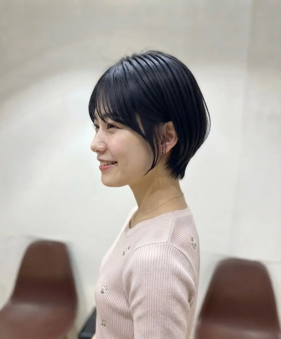 ショート カット ヘアカラー トリートメント ✨伊藤修治✨レディー ス・メンズカット✨のヘアスタイル