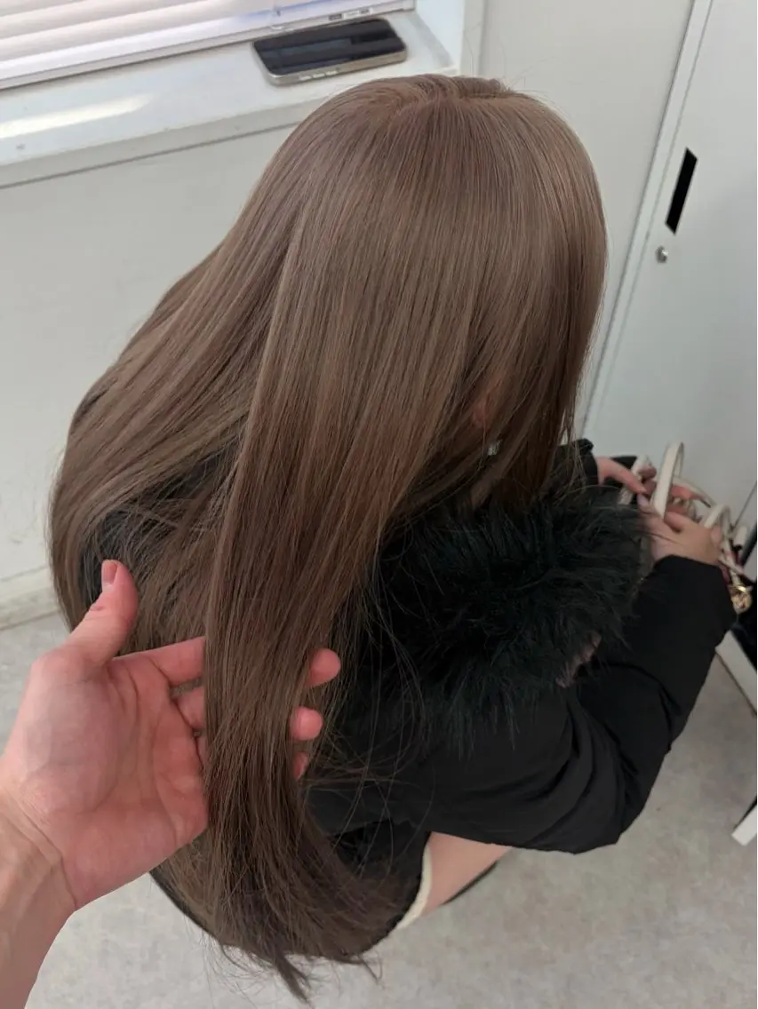 ロング ヘアカラー 🌟カットレイヤー ボブ森龍哉のヘアスタイル