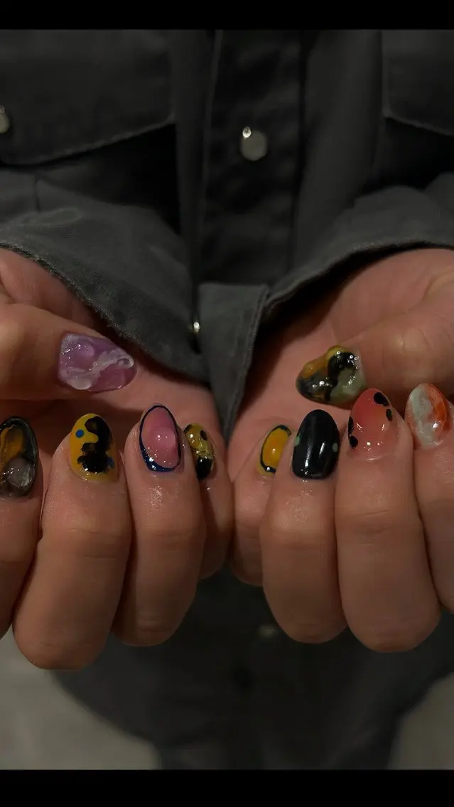 ネイル ハンドネイル mira☼ 𐦍 ☼ nailのネイルデザイン