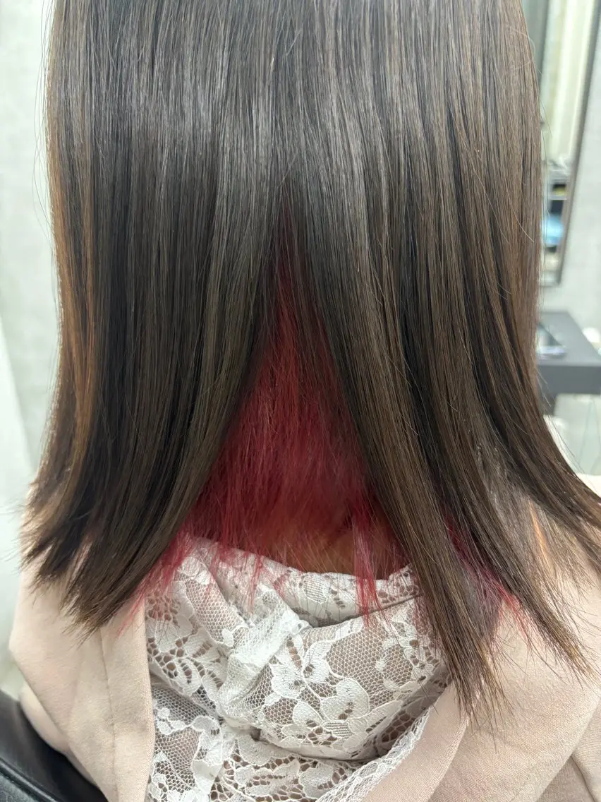 🪽学生限定クーポン🪽ブリーチ+カラー+りんご幹細胞トリートメントの写真