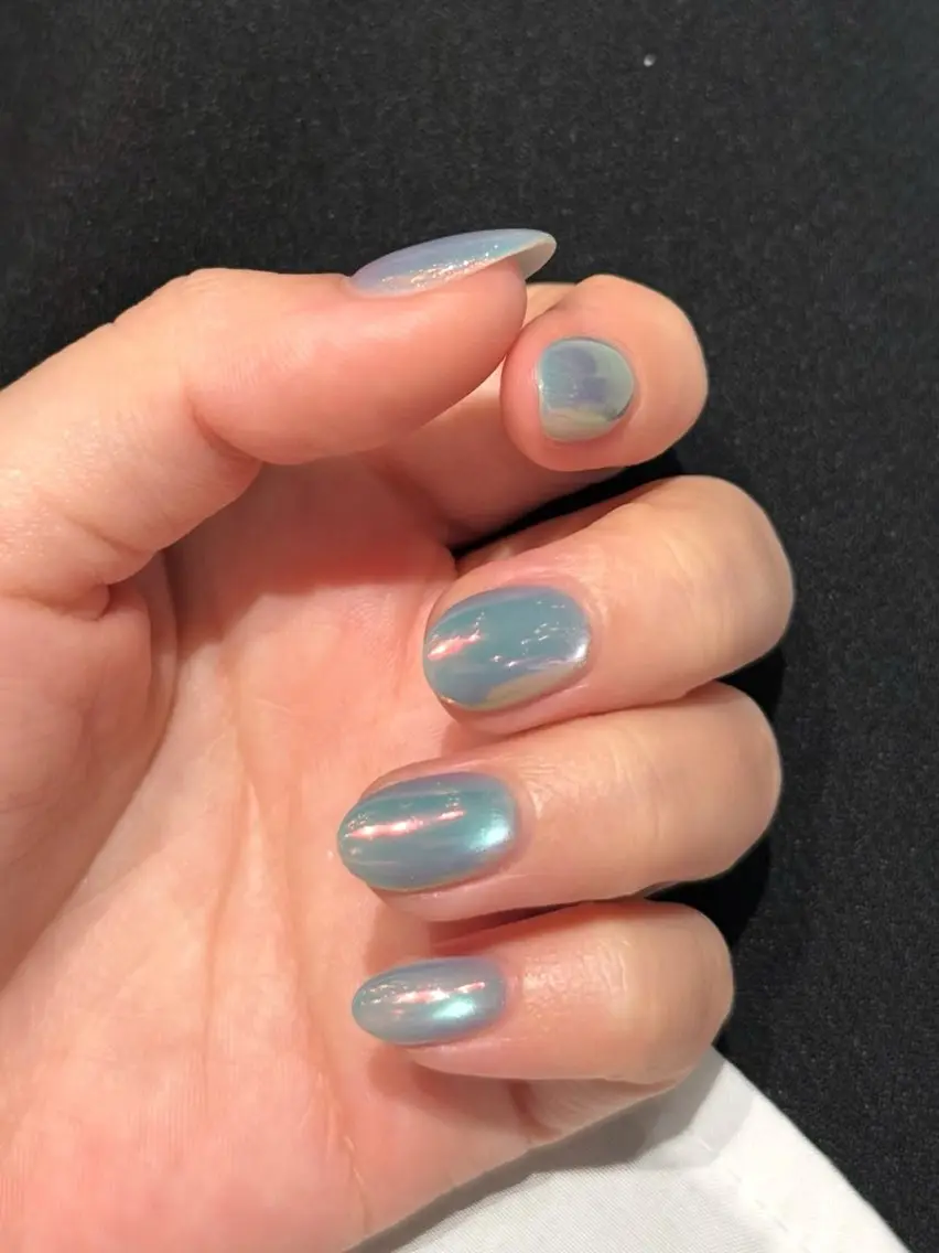 ネイル チークネイル ドット フレンチネイル グラデーション 韓国ネイル Minette nailrinrinのネイルデザイン