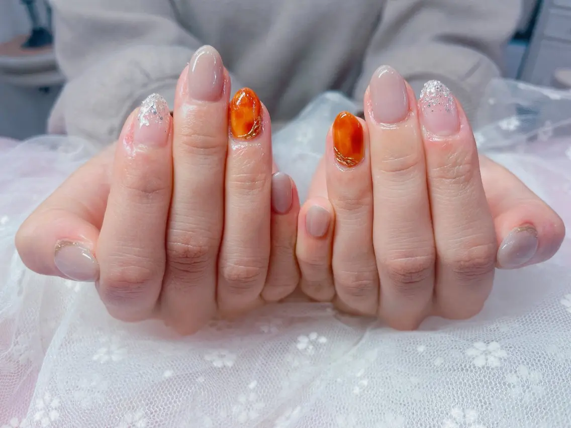 ネイル べっ甲ネイル 💫ゆか_ Nailartistのネイルデザイン
