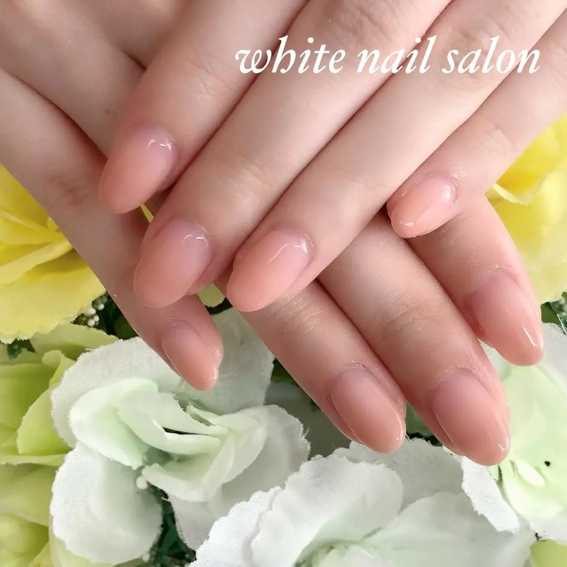 ネイル アートネイル フレンチネイル ジェルネイル ハードジェル 持ち込み white nail salonのネイルデザイン