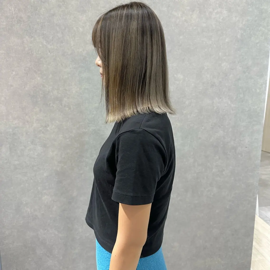 ミディアム カラー トリートメント はちすか るかのヘアスタイル