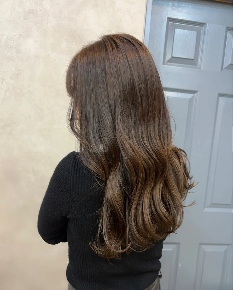 ロング カラー カット ヘアカラー アトレ＊個室サロン himekaのヘアスタイル